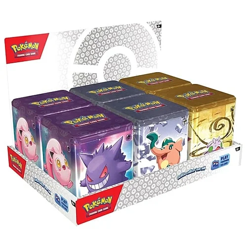 2024 Psychic & Dragon & Metal Stacking Tin Display — Scarlet & Violet Products