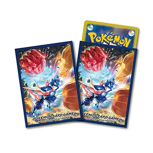 Crimson Haze: Premium Gloss Terastal Greninja Sleeves — Crimson Haze