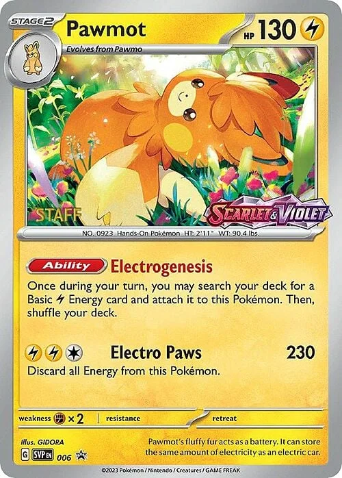 Pawmot — SV Black Star Promos