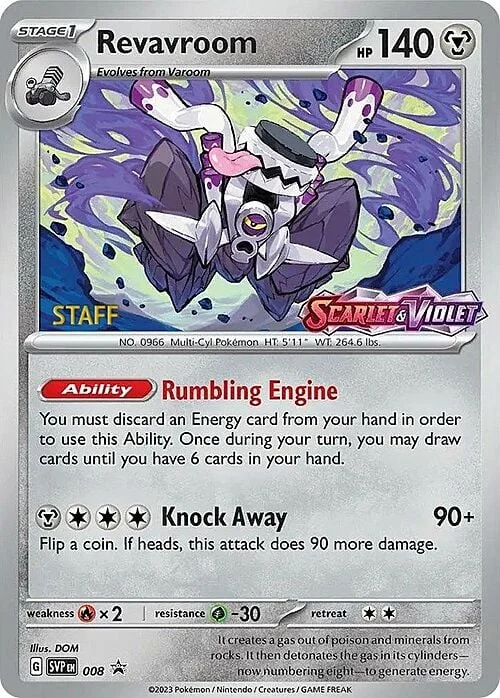 Revavroom — SV Black Star Promos