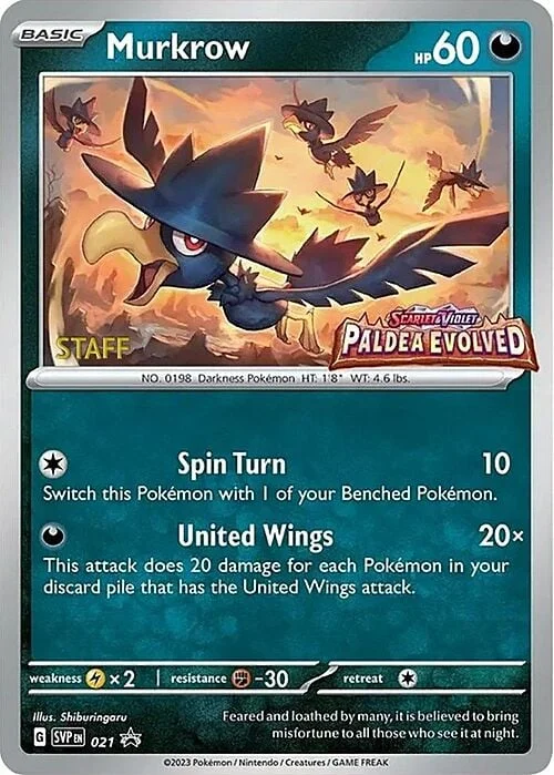 Murkrow — SV Black Star Promos