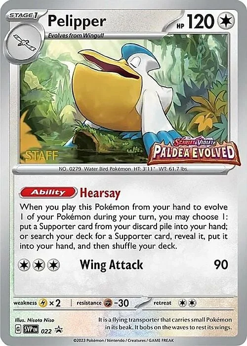 Pelipper — SV Black Star Promos