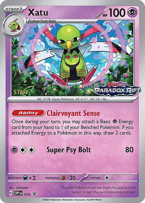 Xatu — SV Black Star Promos