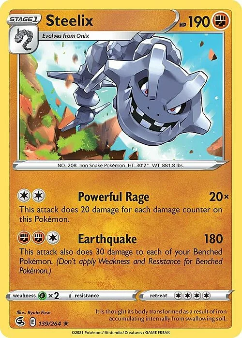 Steelix — Theme Deck & Blisters Exclusives