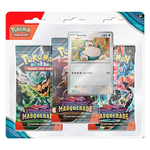 Twilight Masquerade: Snorlax 3-Pack Blister — Twilight Masquerade