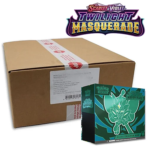 Twilight Masquerade | 10 Elite Trainer Box Case — Twilight Masquerade
