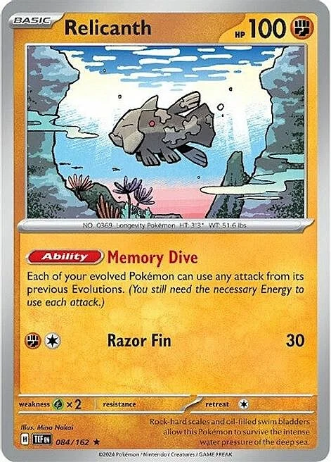 Relicanth — Theme Deck & Blisters Exclusives