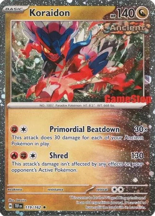 Koraidon — Retail Exclusive Promos