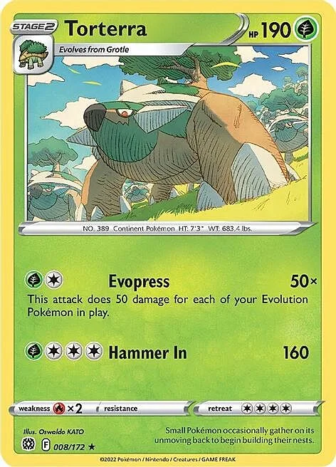 Torterra — Theme Deck & Blisters Exclusives