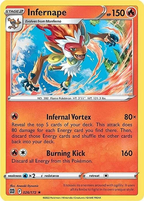 Infernape — Theme Deck & Blisters Exclusives
