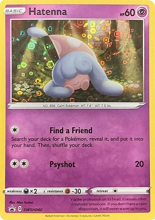 Hatenna — SWSH Black Star Promos