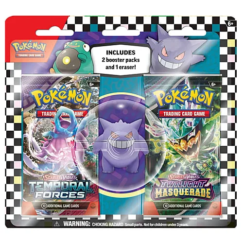 Back to School 2024 | Gengar Eraser 2-Pack Blister — Scarlet & Violet Products