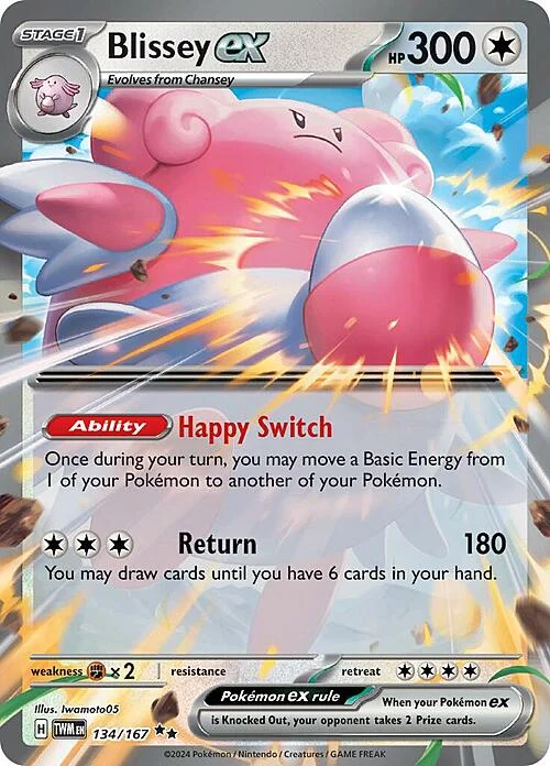 Blissey ex — Twilight Masquerade