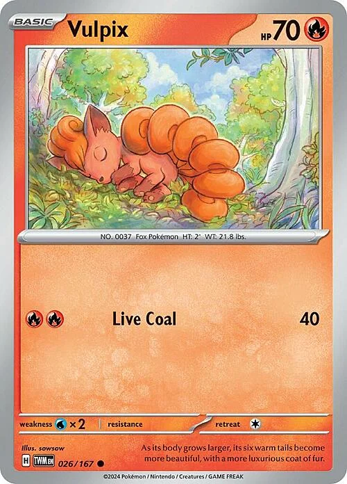 Vulpix — Twilight Masquerade