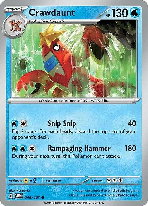Crawdaunt — Twilight Masquerade