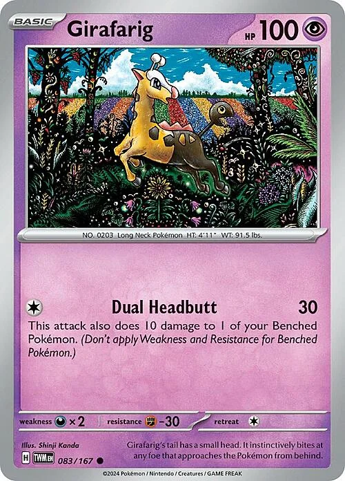 Girafarig — Twilight Masquerade