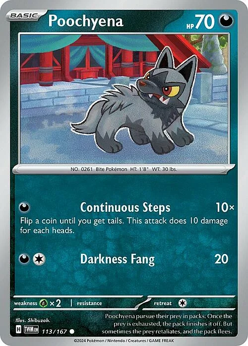 Poochyena — Twilight Masquerade