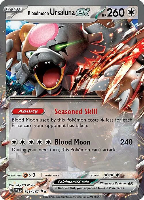 Bloodmoon Ursaluna ex — Twilight Masquerade