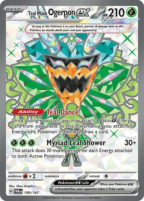 Teal Mask Ogerpon ex — Twilight Masquerade