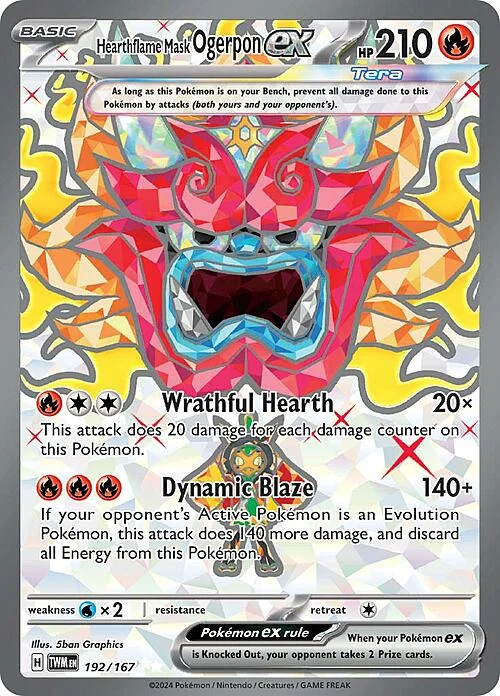 Hearthflame Mask Ogerpon ex — Twilight Masquerade