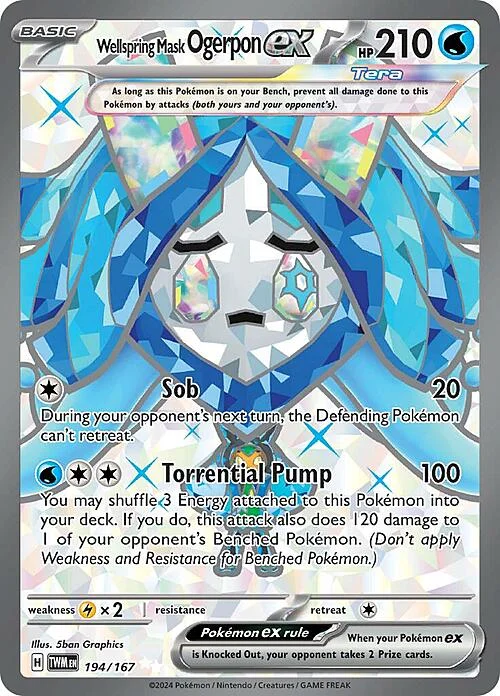Wellspring Mask Ogerpon ex — Twilight Masquerade