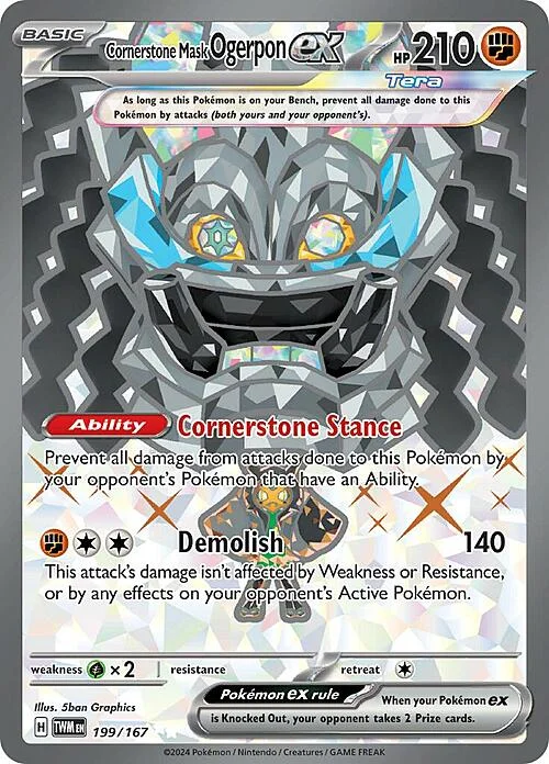 Cornerstone Mask Ogerpon ex — Twilight Masquerade