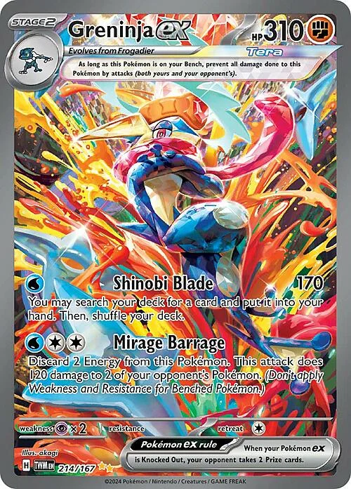 Greninja ex — Twilight Masquerade