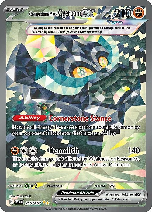 Cornerstone Mask Ogerpon ex — Twilight Masquerade