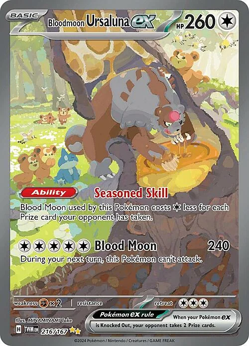 Bloodmoon Ursaluna ex — Twilight Masquerade