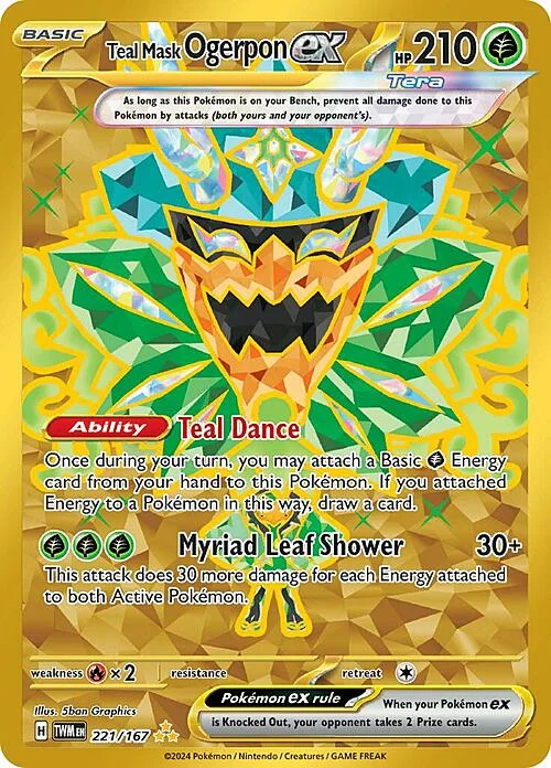 Teal Mask Ogerpon ex — Twilight Masquerade