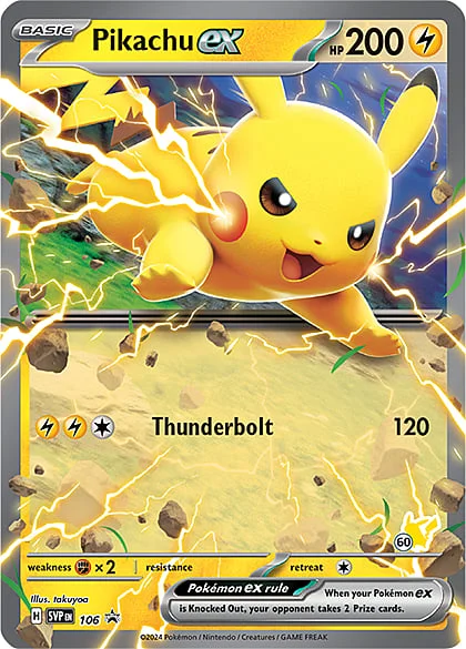 Pikachu ex — SV Black Star Promos