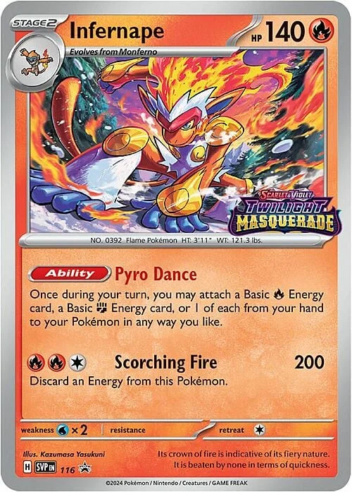 Infernape — SV Black Star Promos
