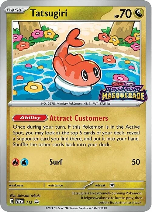Tatsugiri — SV Black Star Promos