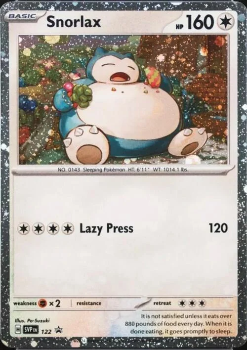 Snorlax — SV Black Star Promos