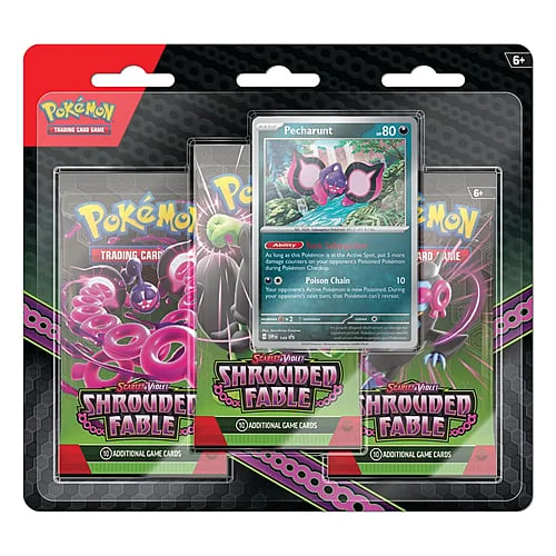 Shrouded Fable: Pecharunt 3-Pack Blister — Shrouded Fable