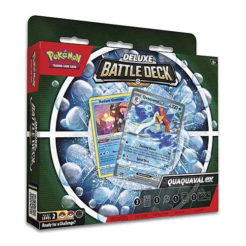 Deluxe Battle Deck: Quaquaval ex | Pokémon Center — Scarlet & Violet Products