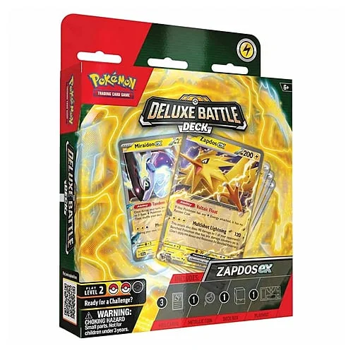Deluxe Battle Deck: Zapdos ex — Scarlet & Violet Products