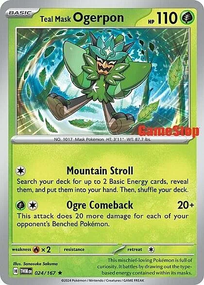 Teal Mask Ogerpon — Retail Exclusive Promos