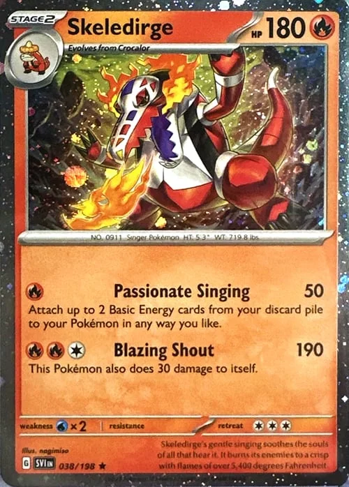 Skeledirge — SV Black Star Promos