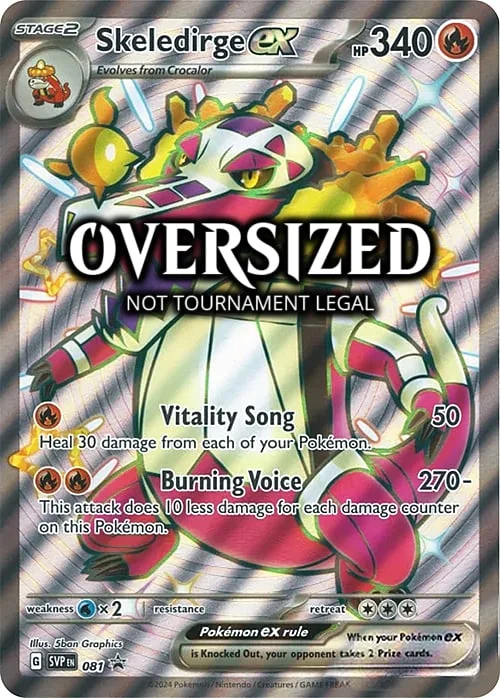 Skeledirge ex — SV Black Star Promos