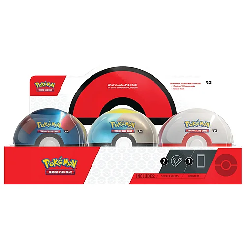 Poké Ball Tin Display — Scarlet & Violet Products