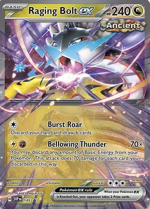 Raging Bolt ex — SV Black Star Promos