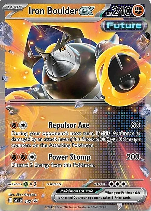 Iron Boulder ex — SV Black Star Promos