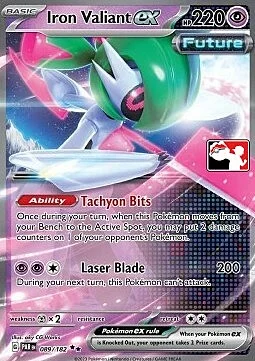Iron Valiant ex — Play! Pokémon Prize Pack Series