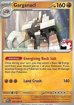 Garganacl — Play! Pokémon Prize Pack Series