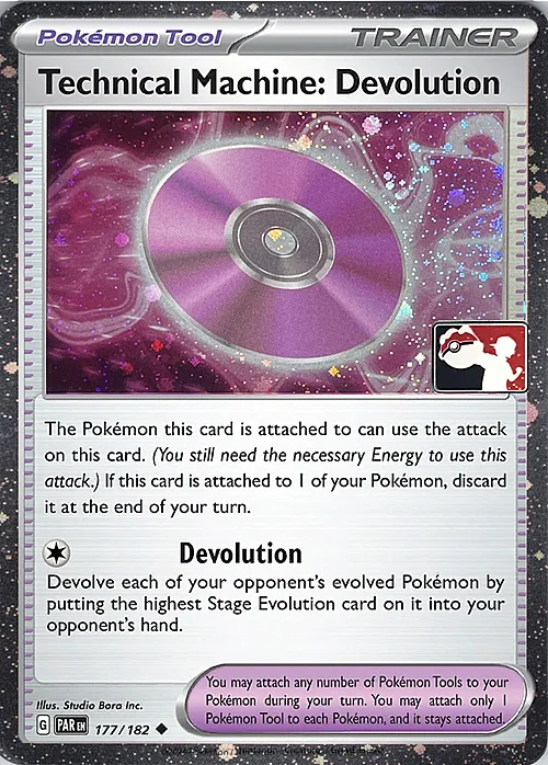 Technical Machine: Devolution — Play! Pokémon Prize Pack Series