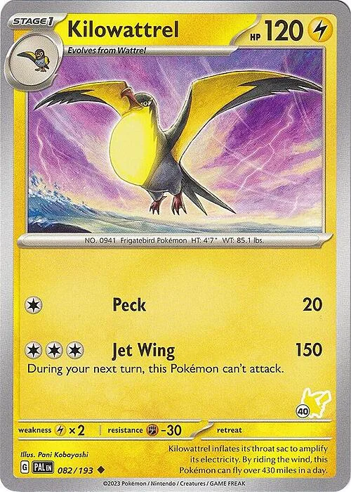 Kilowattrel — Battle Academy 2024