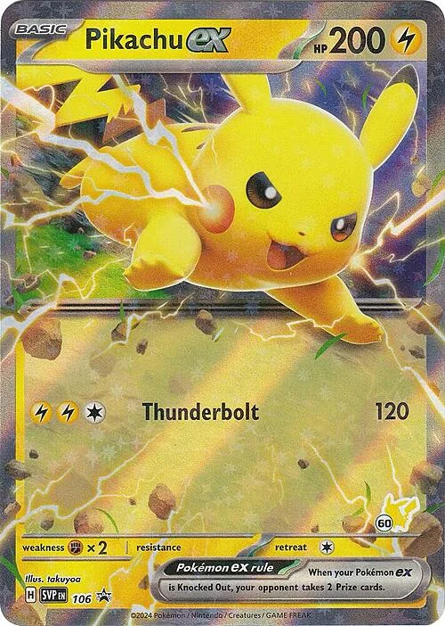Pikachu ex — Battle Academy 2024