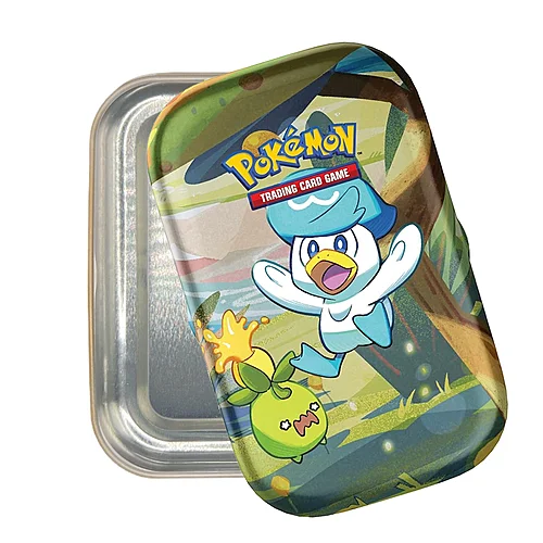 Paldea Friends Mini Tins: Quaxly Empty Tin — Paldea Evolved
