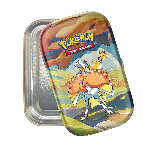Vibrant Paldea Mini Tins: Espathra Empty Tin — Scarlet & Violet Products